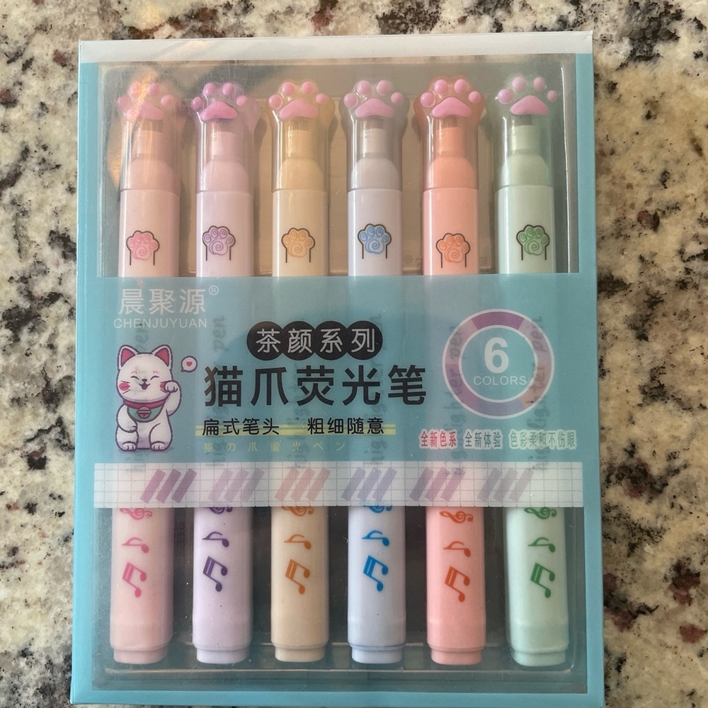 ChenJuyuan Cat Paw Highlighter Set